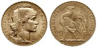 20 franków 1913, Paryż, złoto 6.46 g, piękne, Fr