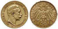 10 marek 1904 A, Berlin, złoto 3.94 g, uszkodzen