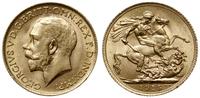 1 funt 1915, Londyn, złoto 7.98 g, pięknie zacho