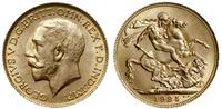 1 funt 1925, Londyn, złoto 7.99 g, piękne, Fr. 4