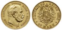 10 marek 1888 A, Berlin, złoto 3.98 g, AKS 112, 