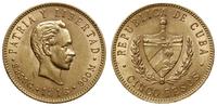 5 peso 1916, Filadelfia, złoto 8.36 g, Fr. 4