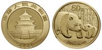50 juanów 2011, Panda, złoto 3.11 g = 1/10 uncji