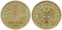 1 marka 2001 G, Karlsruhe, złoto 11.96 g, wyśmie