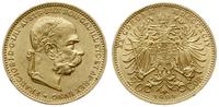 20 koron 1894, Wiedeń, złoto 6.77 g, Her. 330, F