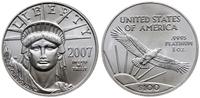 100 dolarów 2007, Liberty, platyna 31.12 g, wyśm