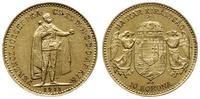 10 koron 1911, Kremnica, złoto 3.39 g, Fr. 252