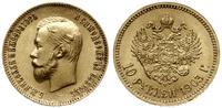 10 rubli 1903 АР, Petersburg, złoto 8.61 g, Fr. 