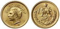 pahlavi 1350 SH (1971), złoto 8.13 g, pięknie za