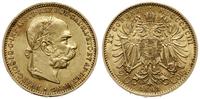 20 koron 1893, Wiedeń, złoto 6.76 g, ładne, Fr. 