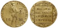 dukat 1828, Utrecht, złoto 3.45 g, pięknie zacho