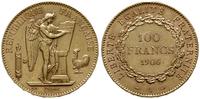 100 franków 1906, Paryż, złoto 32.25 g, Fr. 590,