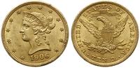 10 dolarów 1906 D, Denver, typ Liberty Head, zło