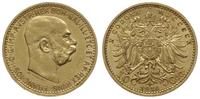 10 koron 1910, Wiedeń, złoto 3.38 g, piękne, Fr.