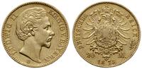 20 marek 1873 D, Monachium, złoto 7.90 g, AKS 18