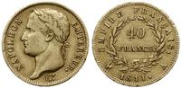 40 franków 1811 A, Paryż, złoto 12.85 g, Fr. 505