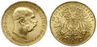 20 koron 1915, Wiedeń, NOWE BICIE, złoto 6.74 g,