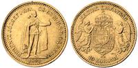 10 koron 1892, złoto 3.37 g