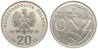 20 złotych 1995, Warszawa, 50. Rocznica Powstani