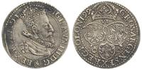 szóstak  1599, Malbork, mała głowa króla, drobna