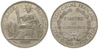 1 piastra 1909/A, Paryż, srebro 26.88 g, Gadoury