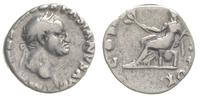 denar 69-71, Rzym, Aw: Popiersie cesarza w wieńc