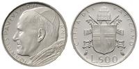 500 lirów 1979, Jan Paweł II, srebro 11.01 g, pi