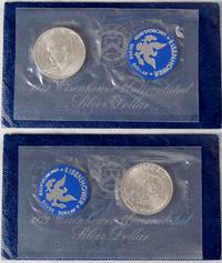 zestaw okolicznościowy 1 dolar i żeton 1972, 1 d