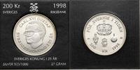 200 koron 1998/B, 25-lecie koronacji króla Gusta