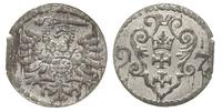 denar 1597, Gdańsk, drobna wada blachy, ale duże