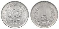 1 złoty 1971, Warszawa, rzadszy rocznik, piękne,