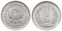 1 złoty 1972, Warszawa, rzadszy rocznik, wyśmien