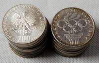 srebro lokacyjne 20 x 200 złotych 1976, lot: zaw
