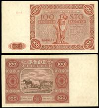 100 złotych 15.07.1947, Ser.G, Miłczak 131a