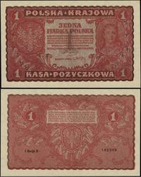 1 marka polska 23.08.1919, I Serja 0, piękne, Mi