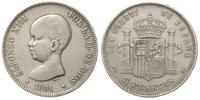5 peset 1891/PG-M, Madryt, KM 689, Dav. 342