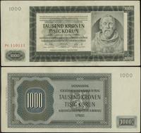 1.000 koron 24.10.1942, seria Fc, dość ładnie za