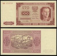 100 złotych 01.07.1948, seria KR, Miłczak 139ff