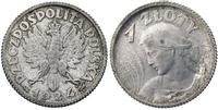 1 złoty 1924, Paryż, Głowa Kobiety