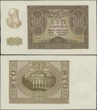 100 złotych 1.03.1940, Ser.B, zagięty lewy dolny