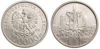 100 000 złotych 1990, USA, ''Solidarność'', sreb