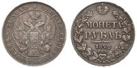1 rubel 1842/АЧ, Petersburg, patyna, Bitkin