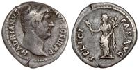 denar  134-138, Rzym, Aw: Głowa w prawo, HADRIAN