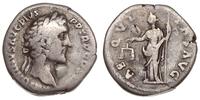 denar 140-143, Rzym, Aw: Głowa w prawo, ANTONINV