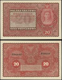 20 marek polskich 23.08.1919, II Serja AZ, piękn