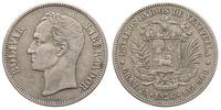 5 boliwarów 1936, srebro 24.95 g, patyna, KM Y.2
