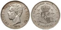 5 peset 1871 / DE-M (18-74), srebro 25.03 g
