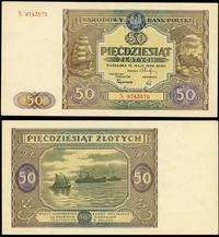 50 złotych  15.05.1946, seria N,, ładnie zachowa