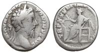 denar 178-179, Rzym, Aw: Głowa w prawo, M AVREL 