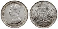 baht (1876-1900), srebro ''900'' 15.42 g, bardzo